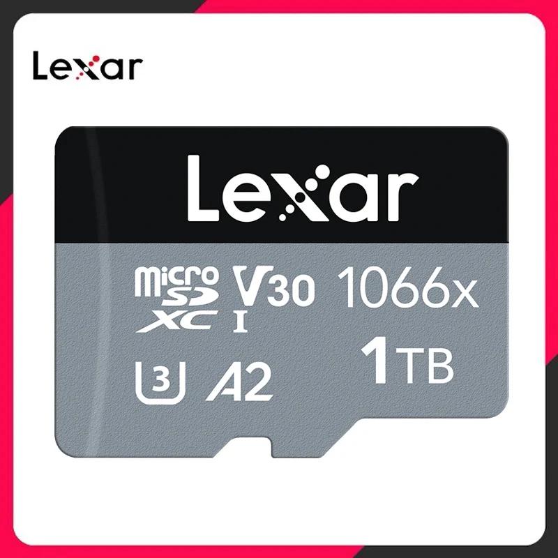 Lexar  ũ SD ī, ī޶  ÷ ī, 1066x64GB, 128GB, 256GB, V30 A2 C10 TF ī, MicroSDXC ִ 160 MB/s
